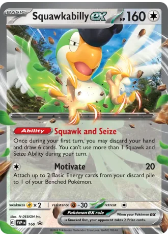 Squawkabilly ex #160 — Scarlet & Violet Promos