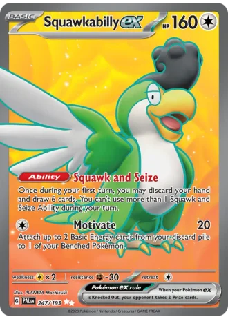 Squawkabilly ex #247 — Paldea Evolved