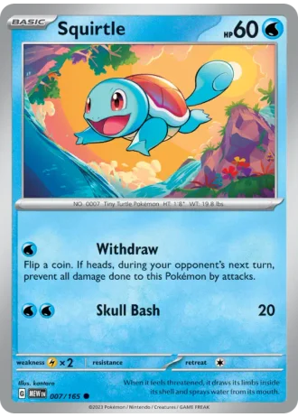 Squirtle #007/165 — 151