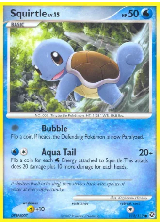 Squirtle #112/132 — Prodigi Segreti