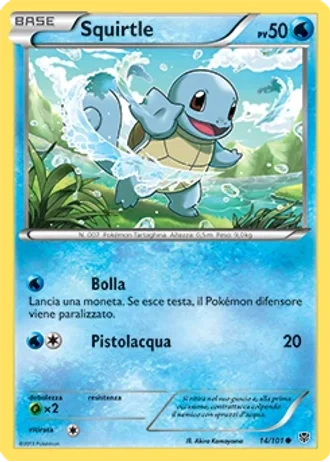 Squirtle #14/101 — Esplosione Plasma