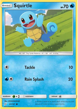 Squirtle #23/181 — Team Up