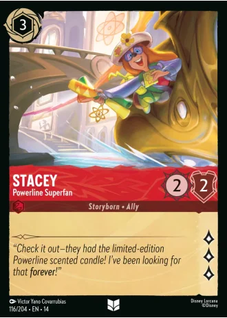 Stacey - Powerline Superfan #116/257 — Hyperia City
