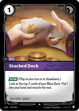 Stacked Deck #183/298 — Origins