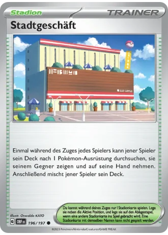 Stadtgeschäft #196/197 — Obsidianflammen