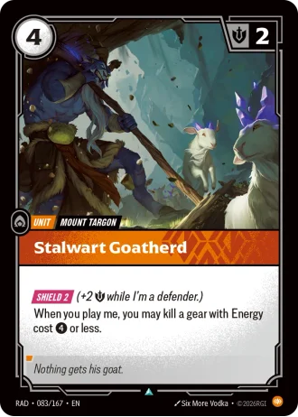Stalwart Goatherd #083/167 — Radiance