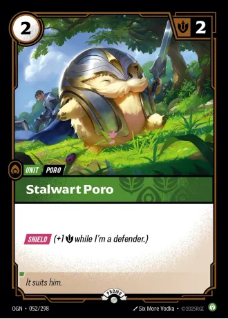 Stalwart Poro #052/298 — Organized Play Promos