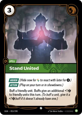 Stand United #053/298 — Origins
