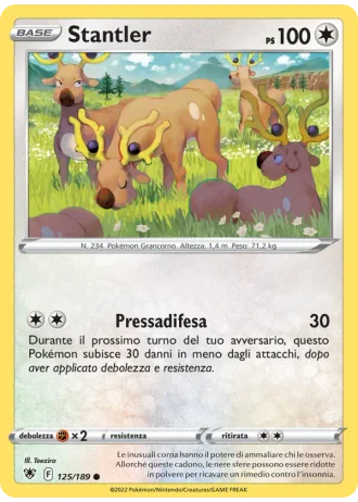 Stantler #125/189 — Lucentezza Siderale