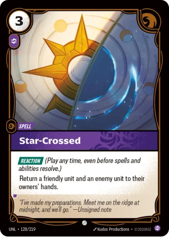 Star-Crossed #128/219 — Unleashed