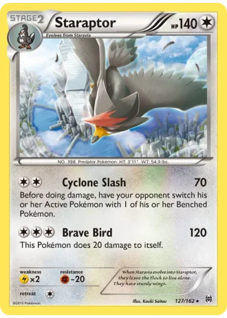 Staraptor #127/162 — BREAKthrough