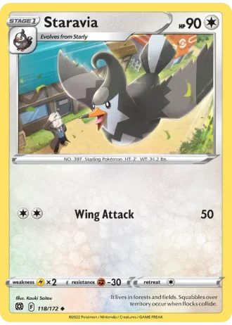 Staravia #118/172 — Brilliant Stars