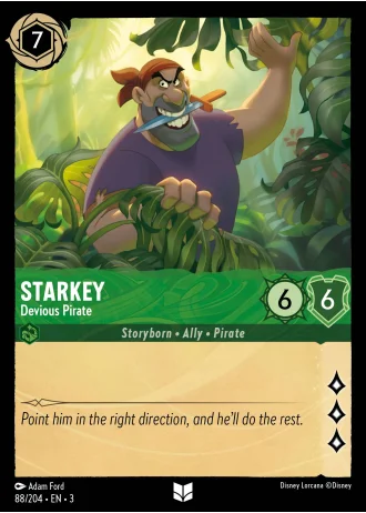 Starkey - Devious Pirate #88/204 — Into the Inklands