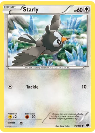 Starly #95/116 — Plasma Freeze