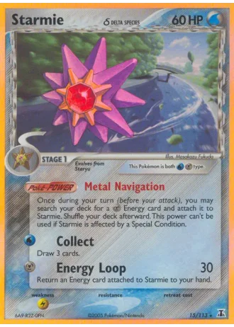 Starmie #15/113 — EX Delta Species