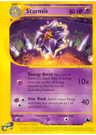 Starmie #30/144 — Skyridge