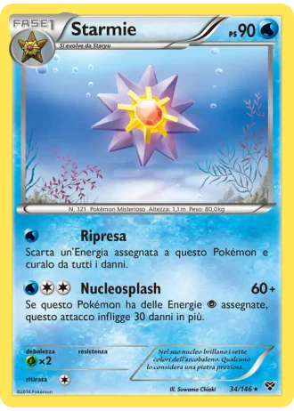Starmie #34 — XY