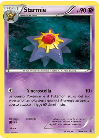 Starmie #73/160 — Scontro Primordiale