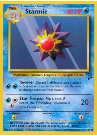 Starmie #94/130 — Base Set 2