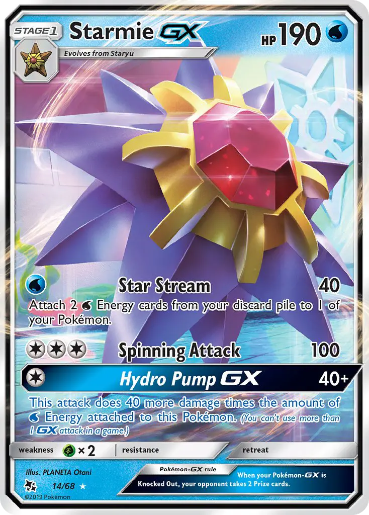 Starmie GX #14 — Destino Sfuggente