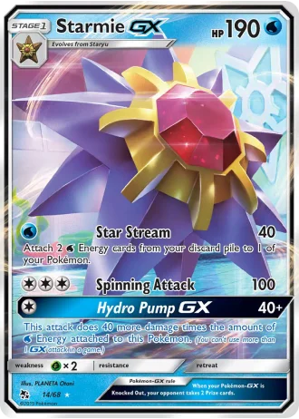 Starmie GX #14 — Destino Sfuggente