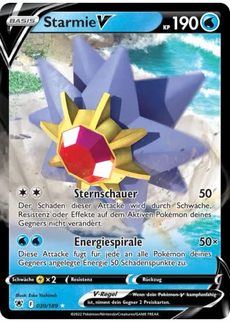 Starmie V #030/189 — Astralglanz