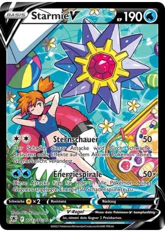 Starmie V TG13/30 — Trainergalerie (Astralglanz)
