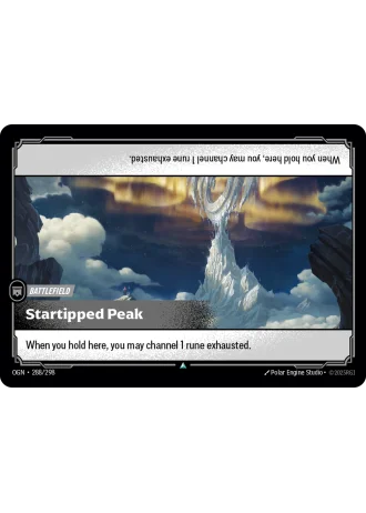Startipped Peak #288/298 — Origins