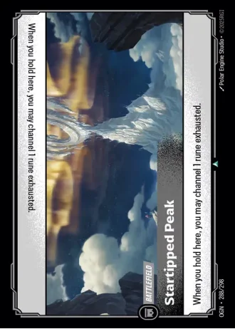 Startipped Peak (Oversized) #288/298 — Promotional Cards