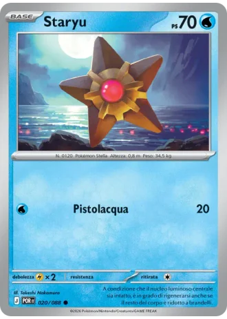 Staryu #020 — Equilibrio Perfetto