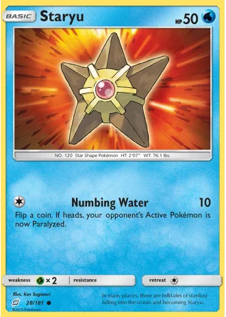 Staryu #28/181 — Team Up
