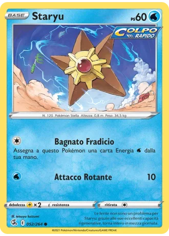 Staryu #52 — Colpo Fusione