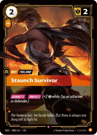 Staunch Survivor #088/167 — Radiance