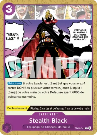 Stealth Black (EB04-041) — Les Sept de la Mer d'Azur (OP14-EB04)