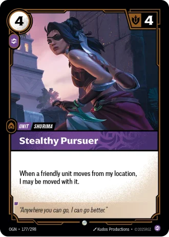 Stealthy Pursuer #177/298 — Origins