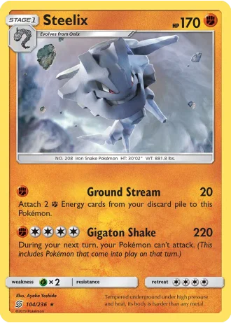 Steelix #104/236 — Unified Minds