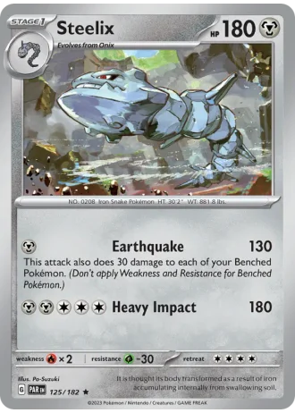 Steelix #125/182 — Paradox Rift