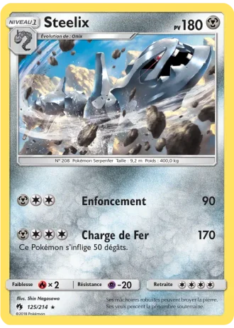 Steelix #125/214 — Tonnerre Perdu
