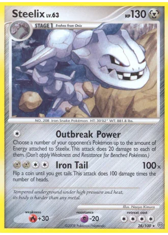 Steelix #28/100 — Fronte di Tempesta
