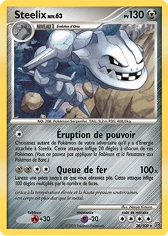 Steelix #28/100 — Tempête