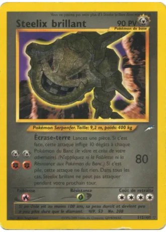 Steelix brillant (première édition) #112/105 — Neo Destiny (1ère Édition)