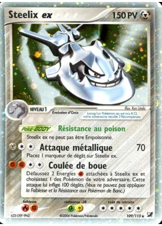 Steelix ex #109/115 — EX Forces Cachées