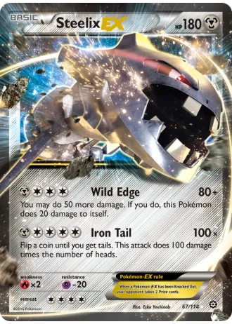 Steelix EX #67 — Steam Siege