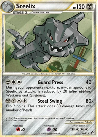 Steelix (League Crosshatch February 2011) #24 — Unleashed