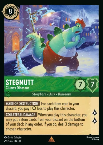 Stegmutt - Clumsy Dinosaur #79/204 — Winterspell