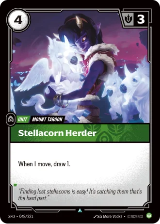Stellacorn Herder #048/221 — Spiritforged
