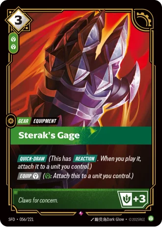 Sterak's Gage #056/221 — Spiritforged
