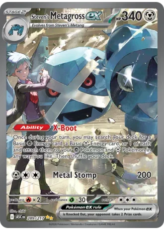 Steven's Metagross ex #289 — Ascended Heroes