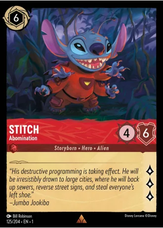 Stitch - Abomination #125/204 — The First Chapter