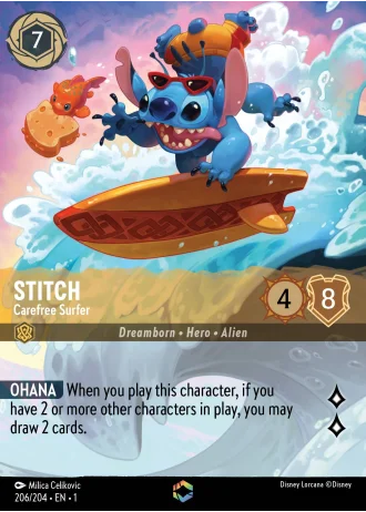 Stitch - Carefree Surfer #206/204 — The First Chapter